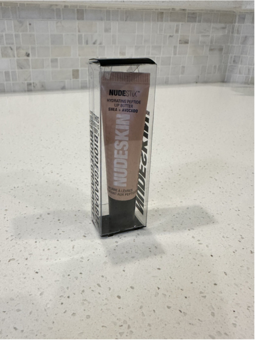 Nudestix Nudeskin Hydra-Peptide Lip Butter Shea + Avocado 0.34 fl Oz NIB